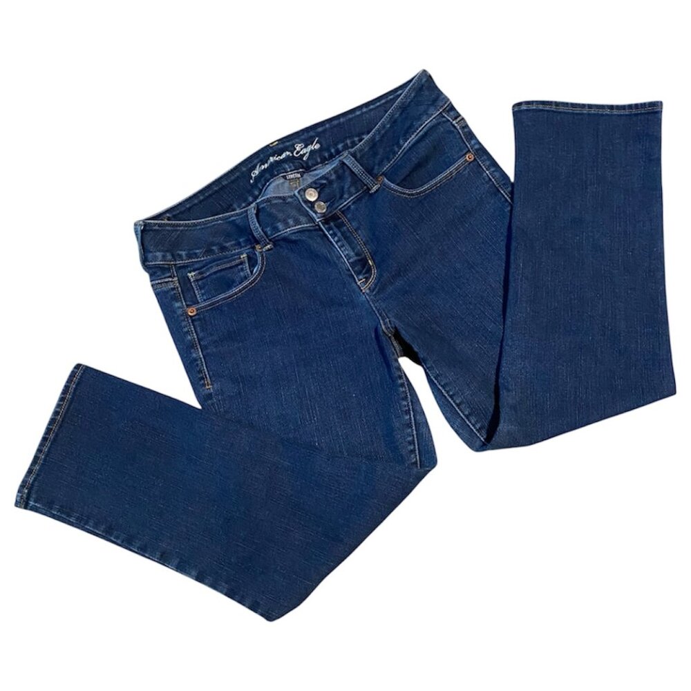 American Eagle Women's Artist Crop Stretch Jeans. Size 14 - Picture 3 of 9